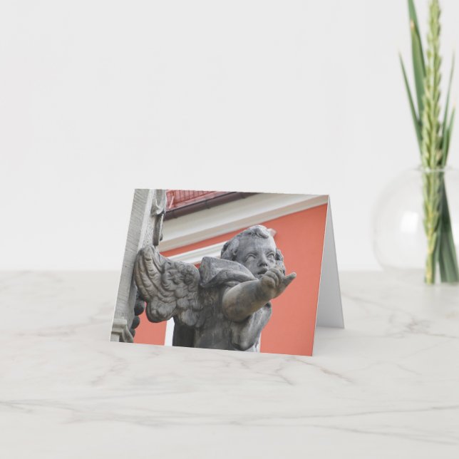 Julkort Religiösa Gothic Änglar Kort (Framsida)