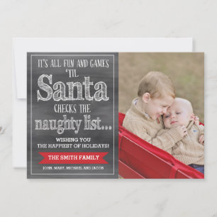 Julkort, roligt, Helgdag-fotokort Julkort