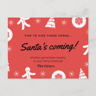 Julkort, roligt vykort