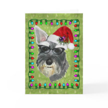 Julkort (Schnauzer)