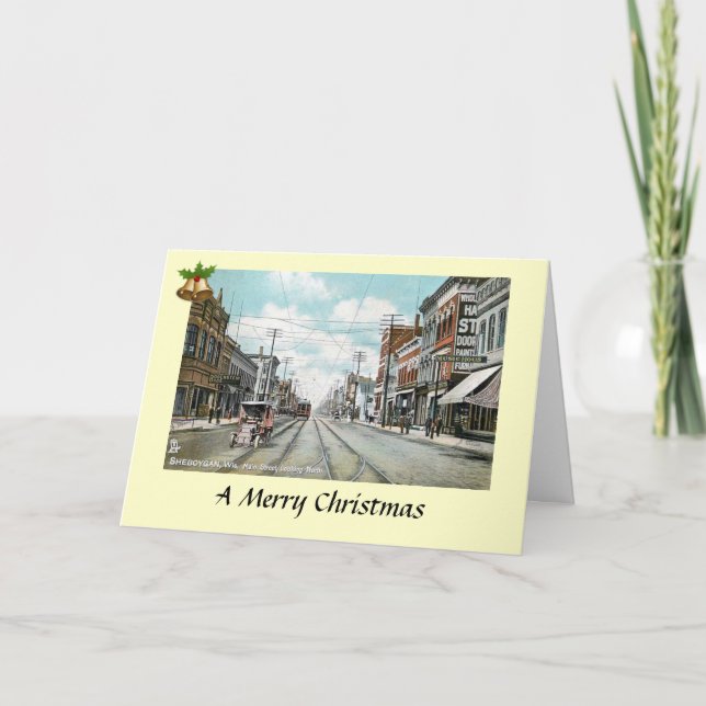 Julkort - Sheboygan, Wisconsin Helgkort (Framsida)