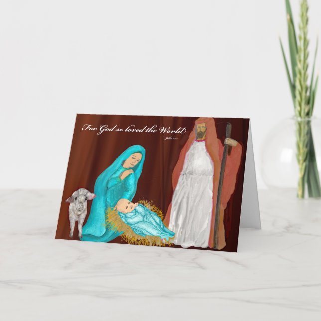 Julkort Tack Kort (Framsida)