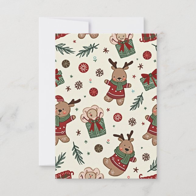 Julkort Tack Kort (Framsida)