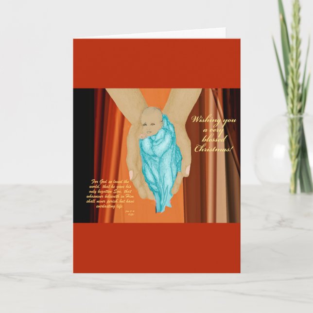 Julkort Tack Kort (Framsida)