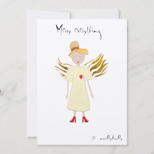 Julkort Tack Kort (Framsida)