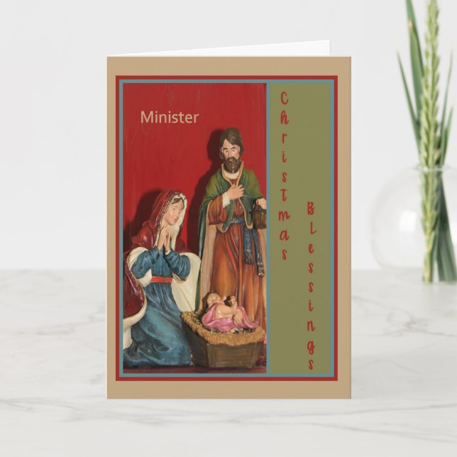 Julkort till ministern helgkort (Framsida)