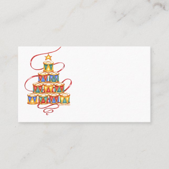 Julkort Trumträdet Placeringskort (Framsida)