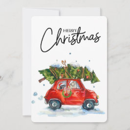 Julkort-Valper med träd