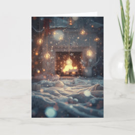 Julkort - Varm, tröst och glädje Kort