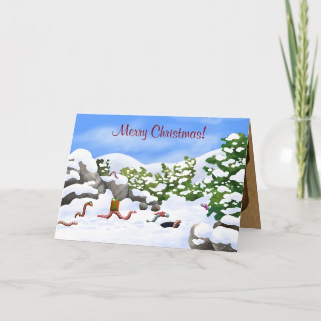 Julkort, varmt helgkort (Framsida)