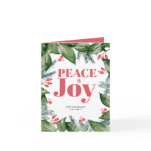 Julkort Vattenfärg Botaniska Grey