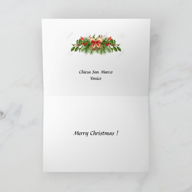 Julkort - Venedig Helgkort (Inuti)