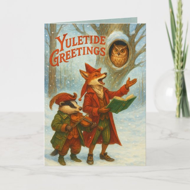 Julkort Viket Grattiskort Kort (Framsida)