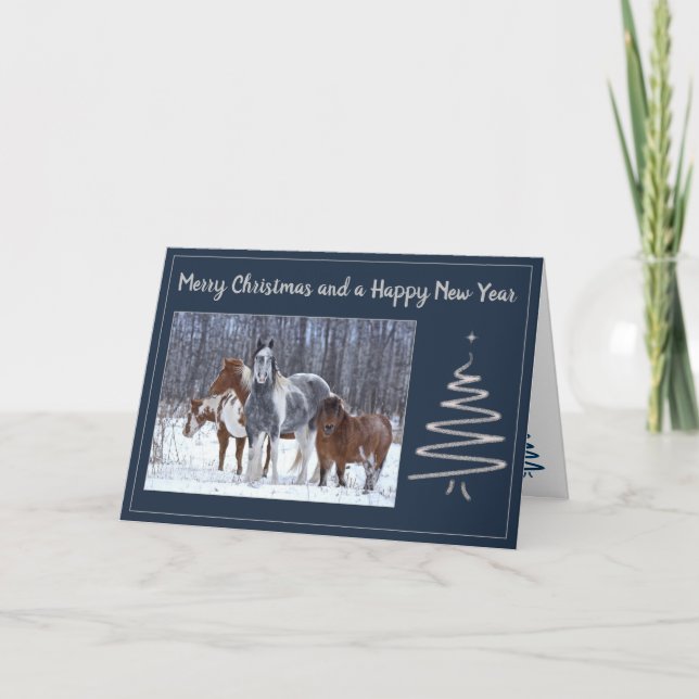 Julkort "Winter Magic" Helgkort (Framsida)