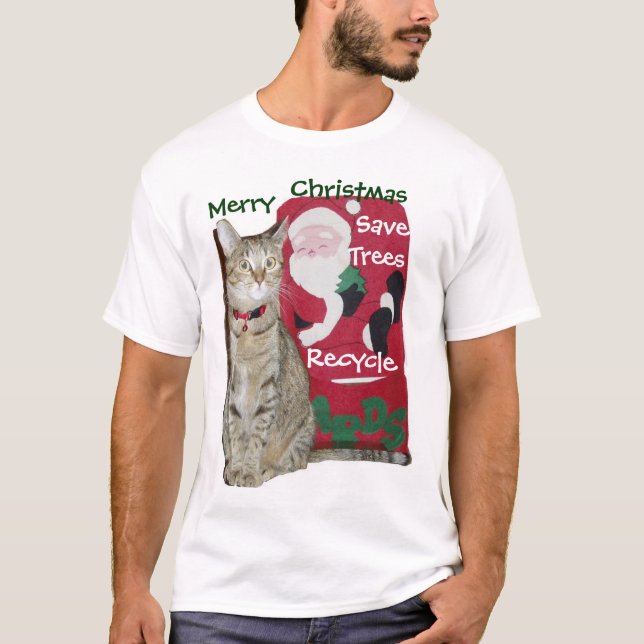 JulkortåtervinnaT-tröja Tee Shirt (Framsida)