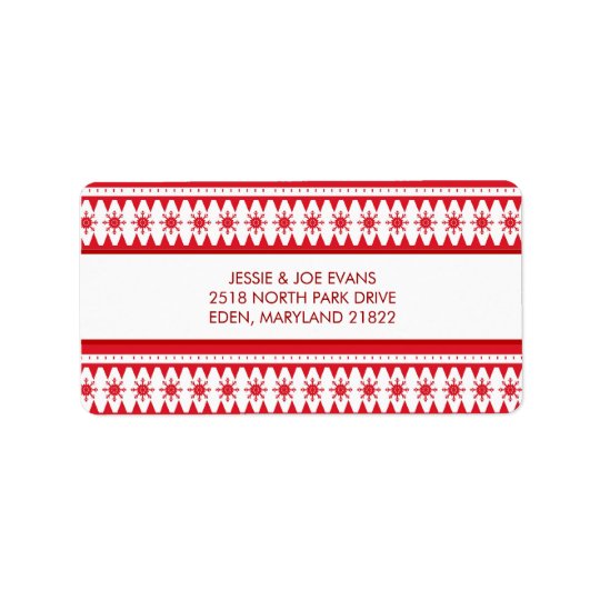 Julkortbrevskickandeadressetiketter Adressetikett