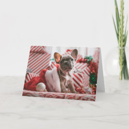 Julkortet Cute Fransk Bulldog Hund älskare Kort