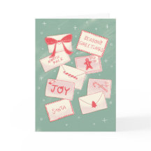 Julkortet för julhälsningssäsongen i Santa Mail