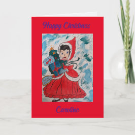 Julkortet för jultomtens Personlig Kort