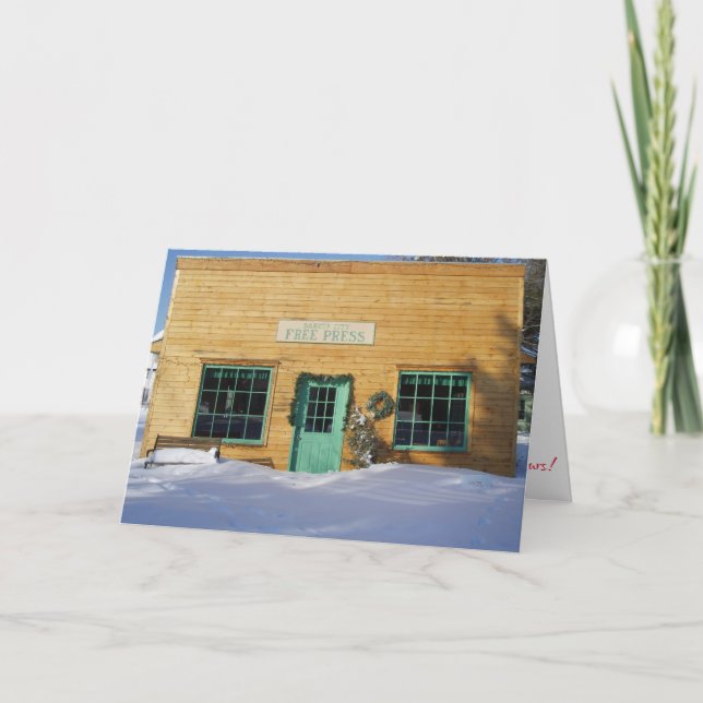 Julkortet "Free Press" Kort (Framsida)