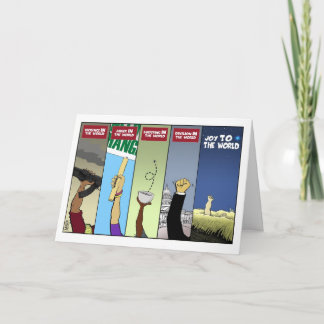 Julkortet "Joy TO World" Helgkort