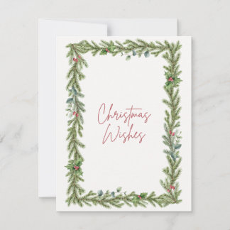 Julkortet "Juli Önskemål" Julkort