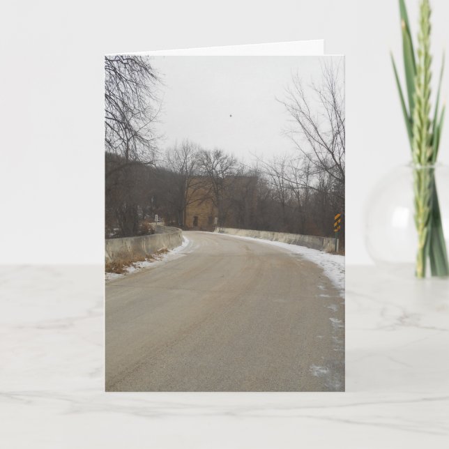 Julkortet "Road to Oxford Mill Ruins" Kort (Framsida)