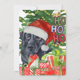Julkortet Santa Lab