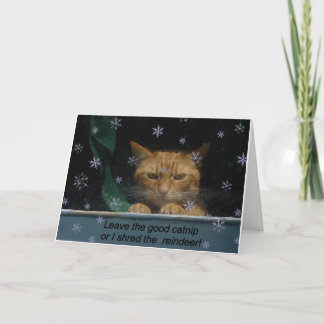 Julkortet "Shred rhe Reindeer" Helgkort