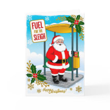 Julkortet underblåser det lustiga