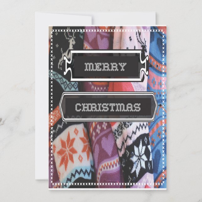 Julkortets Helgdag med lagat sötningsmedel Julkort (Framsida)