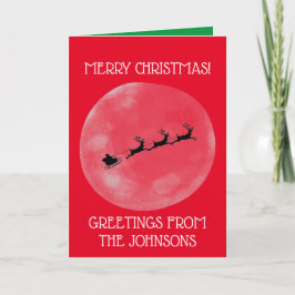 Julkortets Personlig, Familj Hälsning Inbjudan