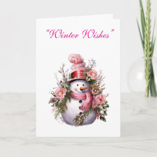 Julkortsinsamling för Rosa med kort Elegant