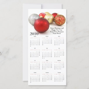 Julkortskalender för personlig julkort