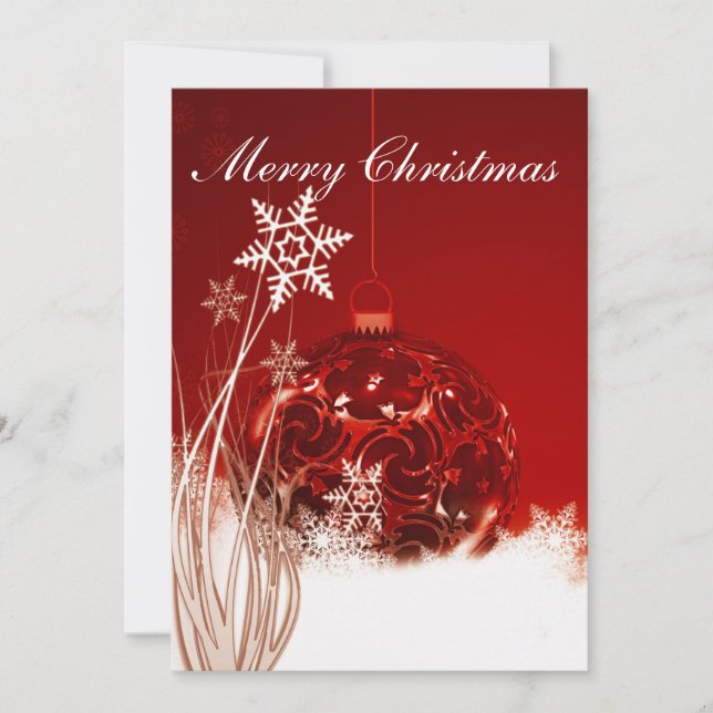 Julkortsprydnad. Inbjudningar (Framsida)