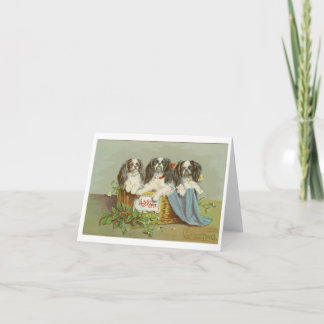 Julkortvintagevalp Helgkort