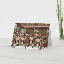 Julkosbildning Helgkort