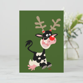 Julkott eller Reindeer? Kort för hälsning
