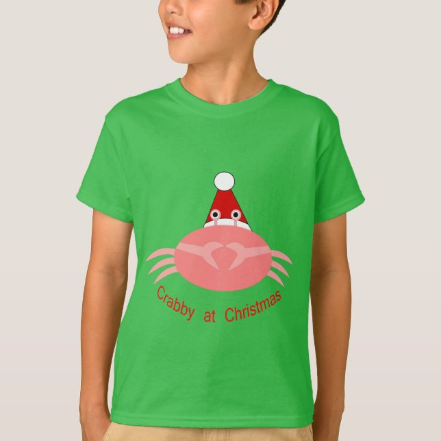 Julkrabb Kids T Shirt (Framsida)