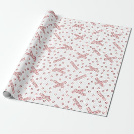 Julkrackare Red Toile Presentpapper