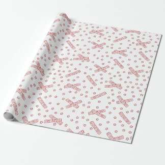 Julkrackare Red Toile Presentpapper