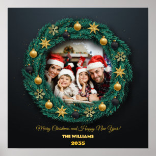 Julkrandefamiljen Foto Poster