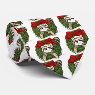 Julkrandekoration och Raccoon Slips