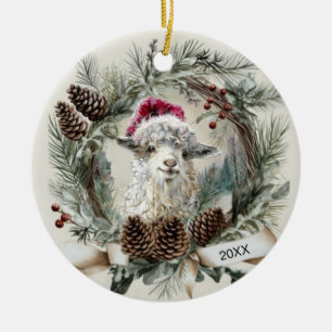 Julkrans Angora Get  Julgransprydnad Keramik
