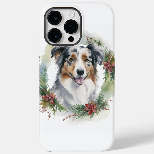 Julkrans av Australian Shepherd Festiv Valp (Baksida)