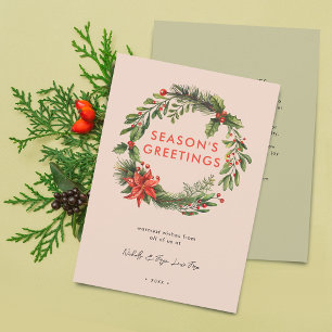 Julkrans för företag julkort