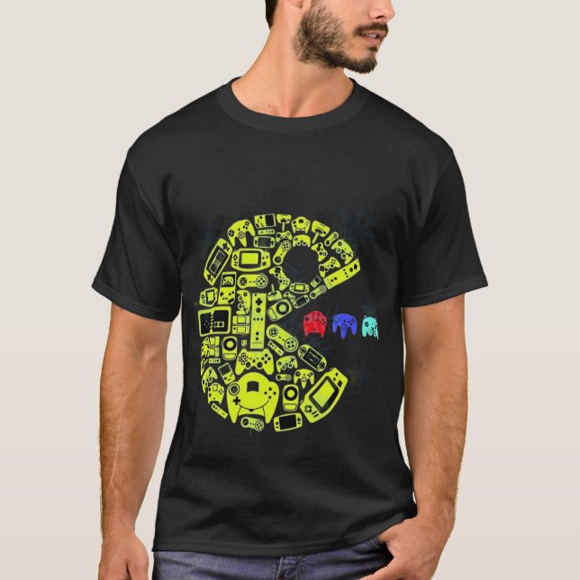 Julkrans för Retrospelare T Shirt (Framsida)