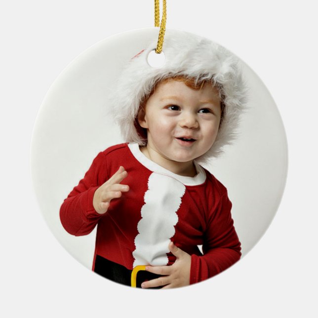 Julkrans Foto jul Ornamet År Julgransprydnad Keramik (Framsidan)