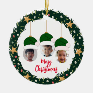 Julkrans Foto Ornament