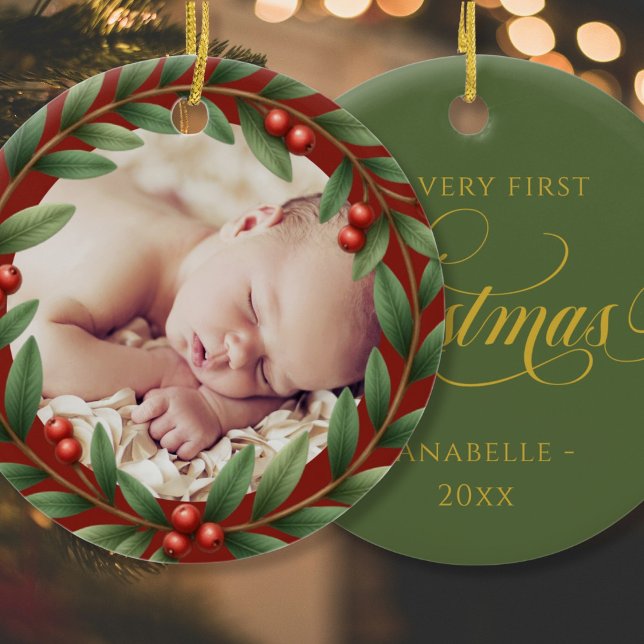 Julkrans Foto Ornament (Skapare uppladdad)